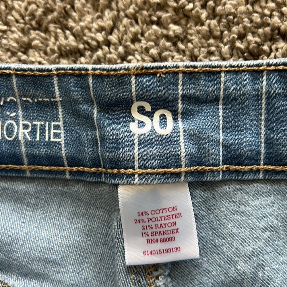 High Rise Jean Shorts - Picture 3 of 4